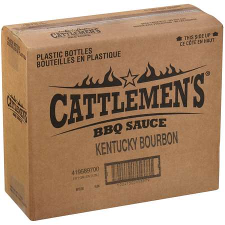 Cattlemens BBQ Sauce Kentucky Bourbon 1 gal., PK2 95897
